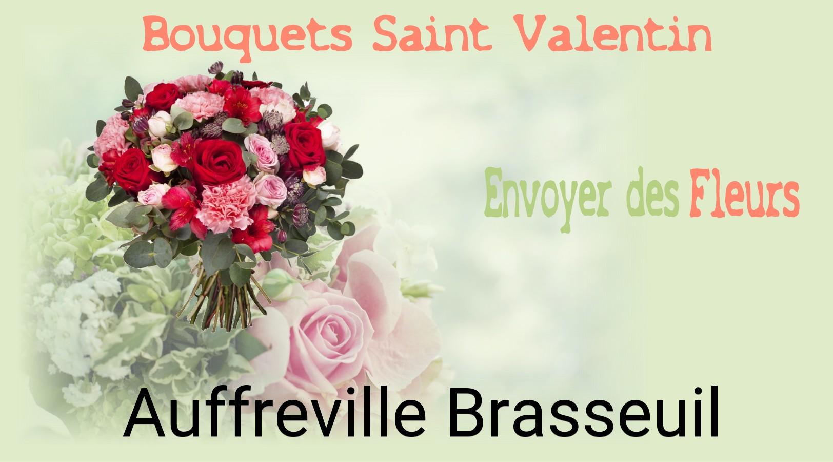 Roses de Saint-Valentin livrées à Auffreville-Brasseuil